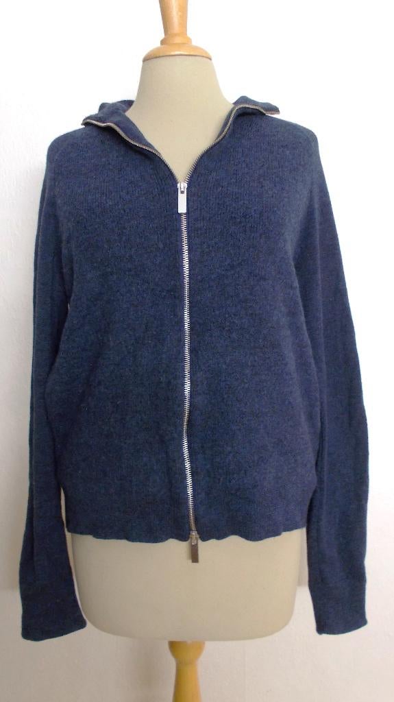 100% pure merino wol vest van Nicole Farhi! L/XL, Verzenden, Zo goed als nieuw, Maat 42/44 (L), Blauw