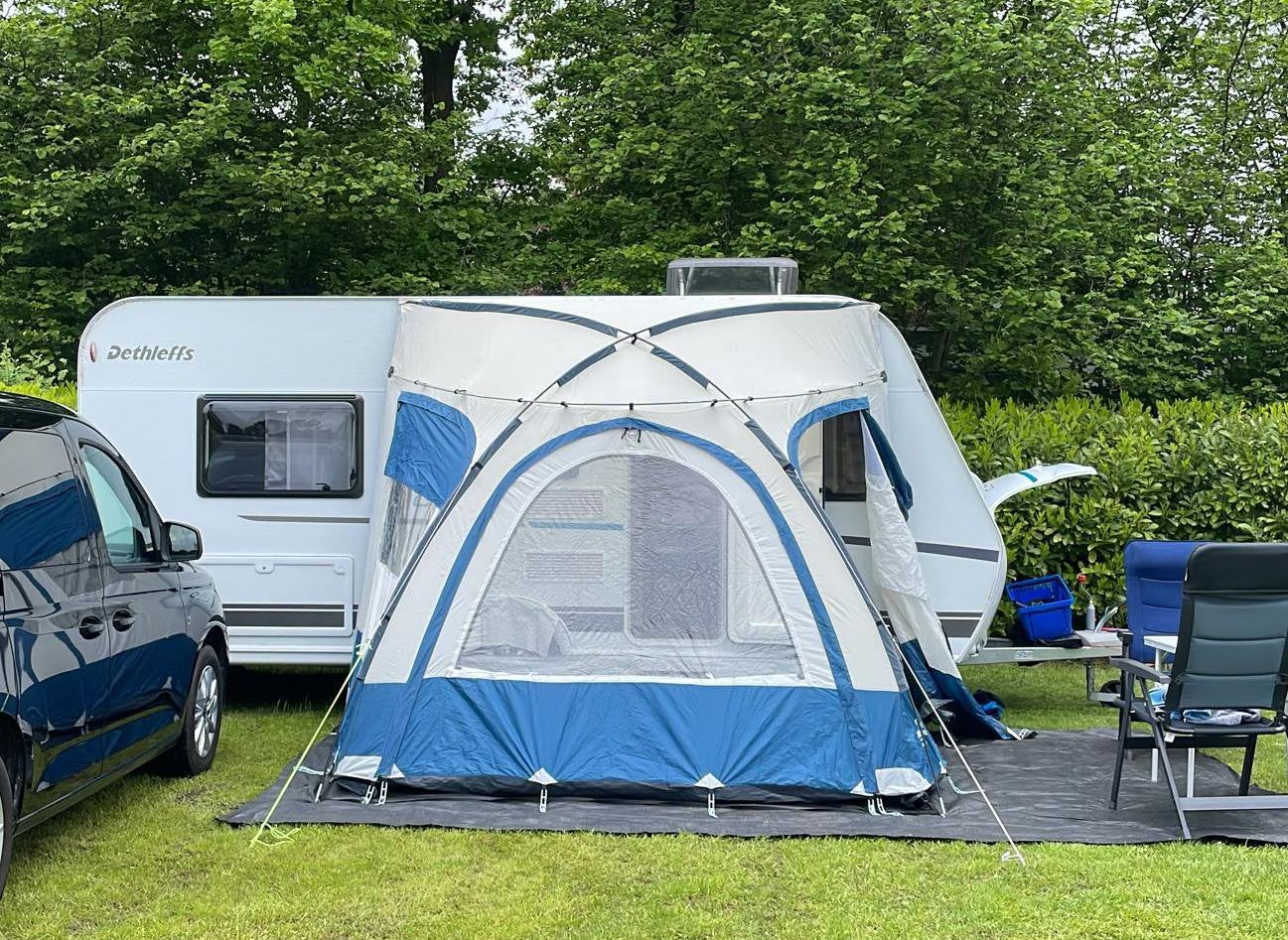 Deeltent, Caravans en Kamperen, Ophalen, Zo goed als nieuw