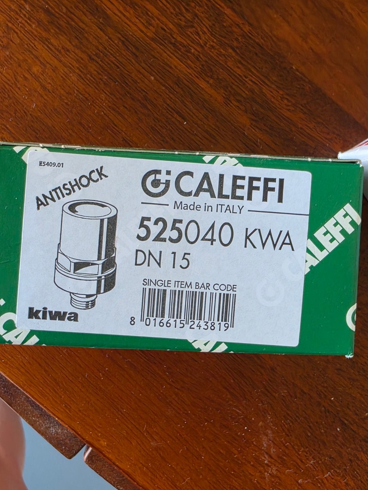 Caleffi Antishock 525040 KWA DN 15, Ophalen of Verzenden, Nieuw, Overige typen