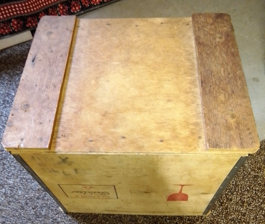 Houten kist, Ophalen, Minder dan 50 cm, Gebruikt, 50 tot 100 cm