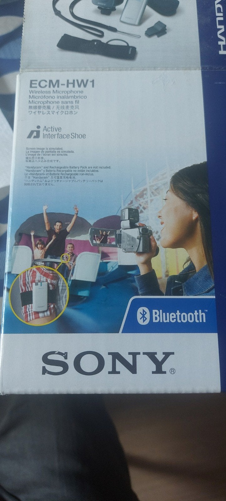 Sony ECM-HW1 Draadloze Microfoon voor Handycam, Ophalen, Gebruikt, Overige soorten, Sony
