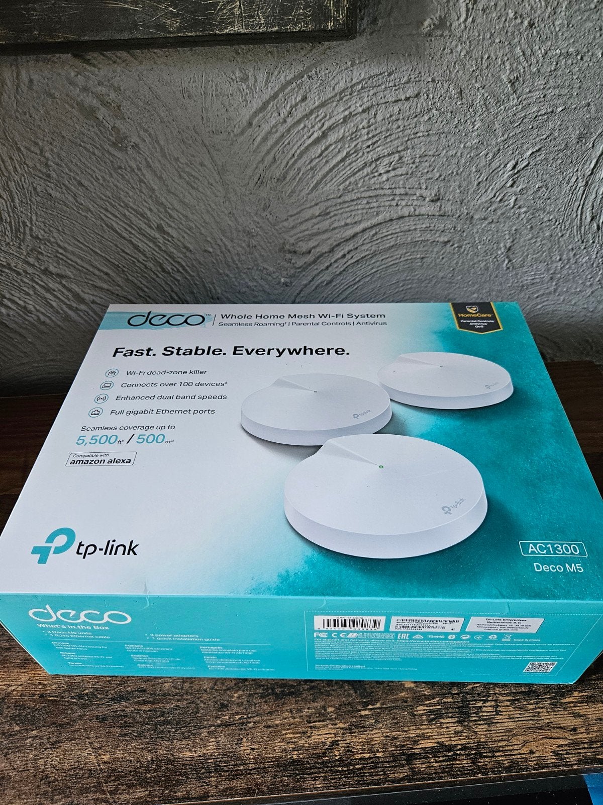TP-Link Deco M5 AC1300 Whole Home Mesh Wi-Fi Systeem, Ophalen of Verzenden, Nieuw