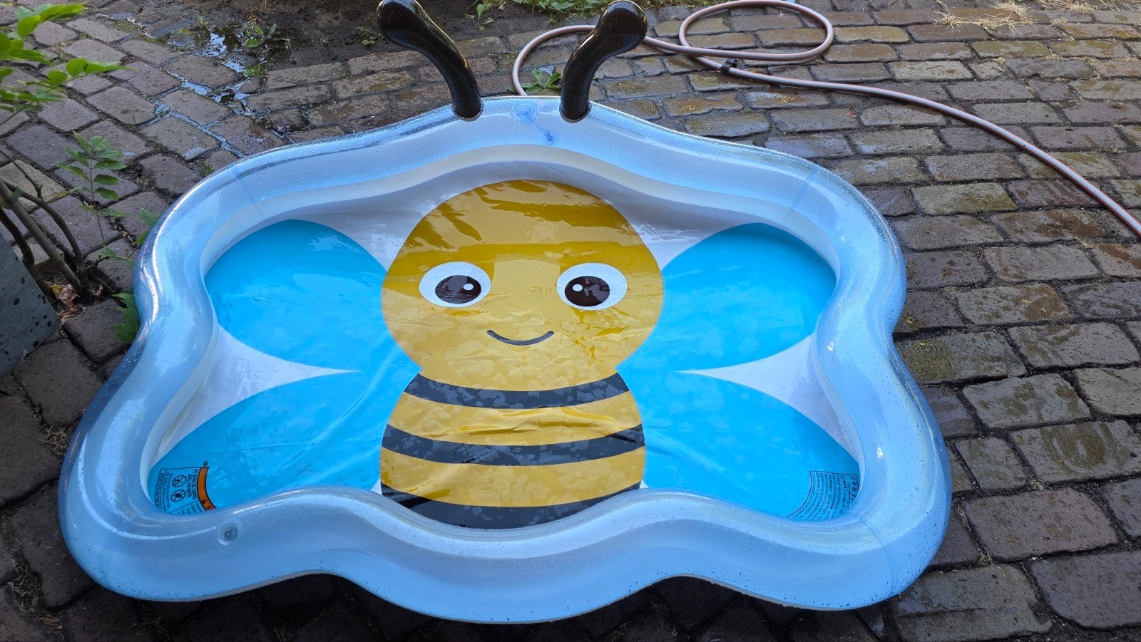 Leuk opblaasbaar baby-peuter zwembadje met bijenprint, Gebruikt, Minder dan 80 cm, Opblaaszwembad, Ophalen of Verzenden