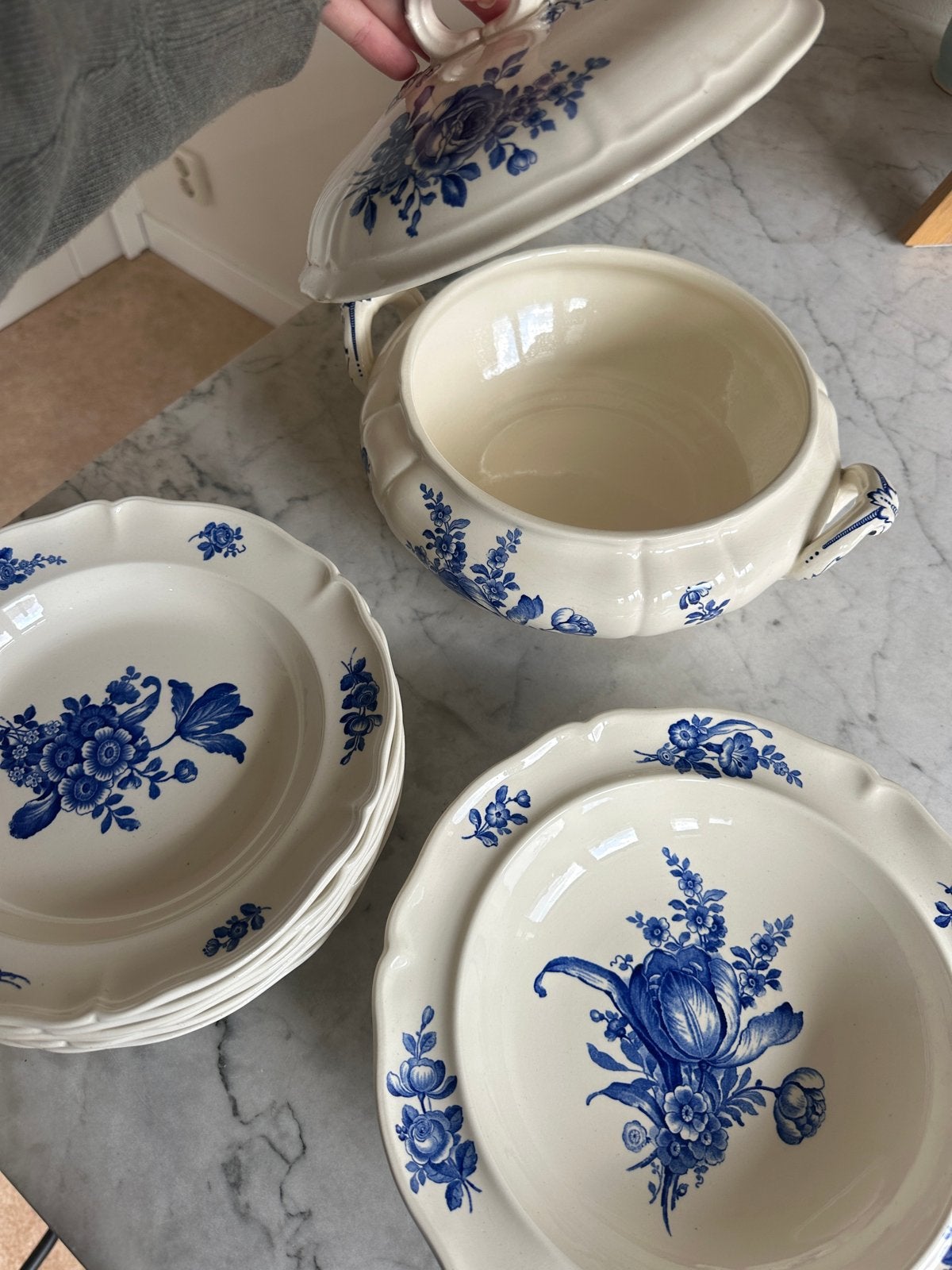 Villeroy & Boch Strasbourg Bleu Servies - Diverse Stukken, Ophalen