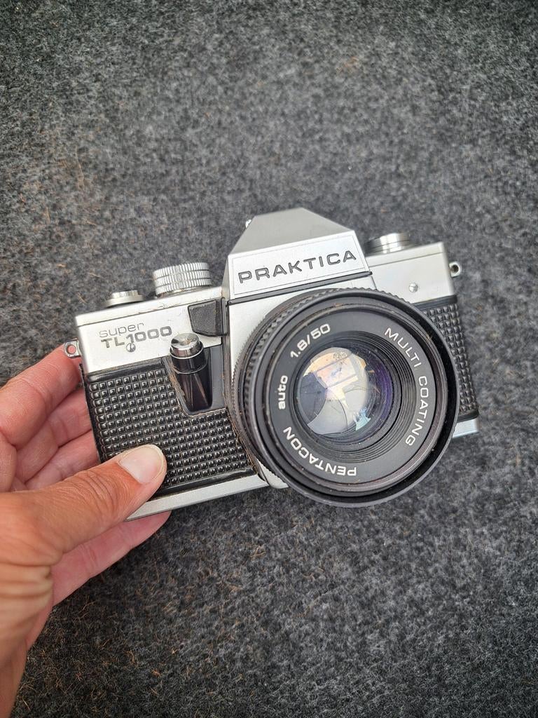 Praktica Super TL1000 Spiegelreflexcamera met Pentacon lens, Audio, Tv en Foto, Fotocamera's Analoog, Ophalen of Verzenden, Gebruikt