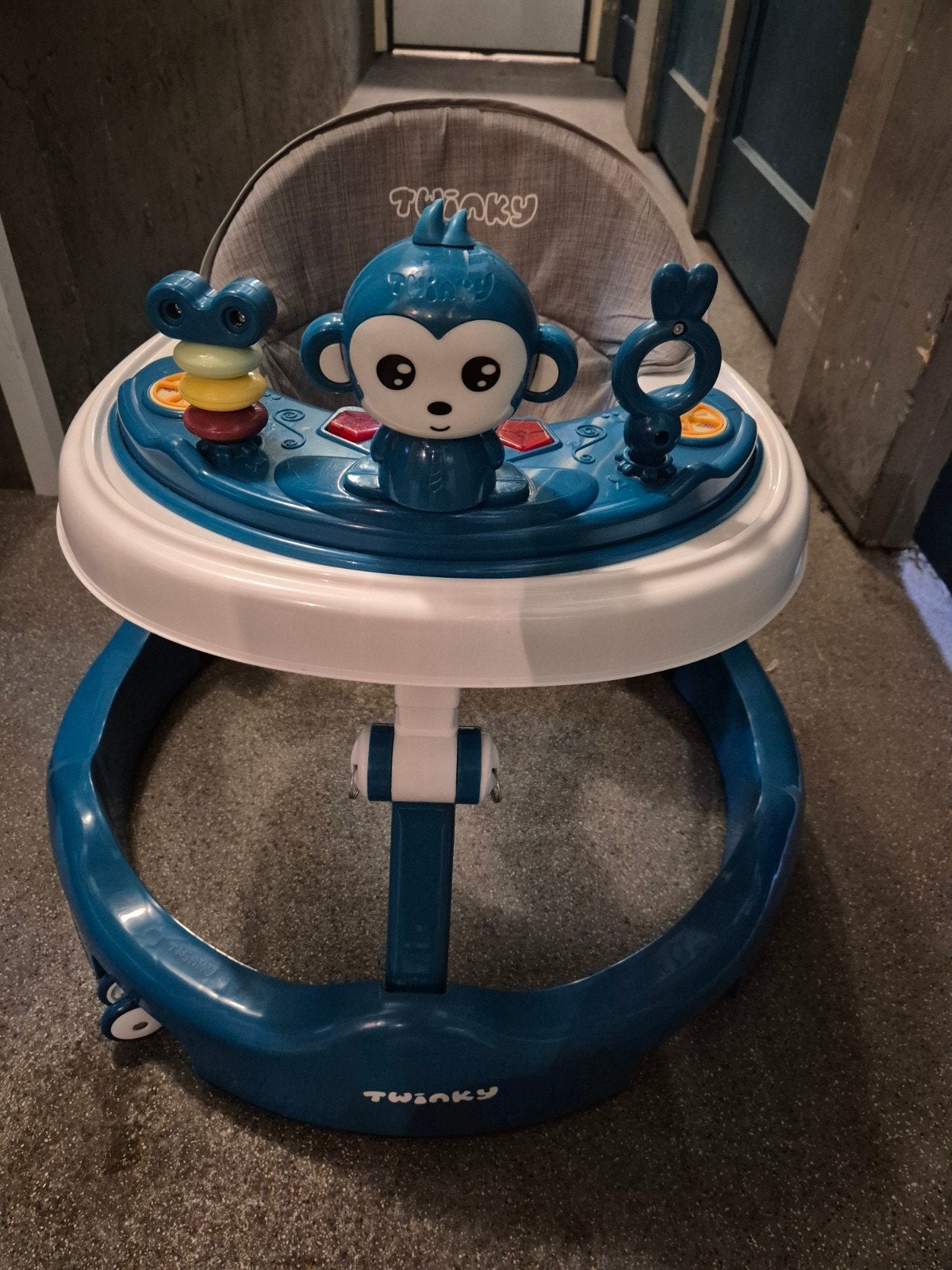 Twinky babywalker loopstoel Azur, Ophalen, Zo goed als nieuw, Wipstoel, Overige merken