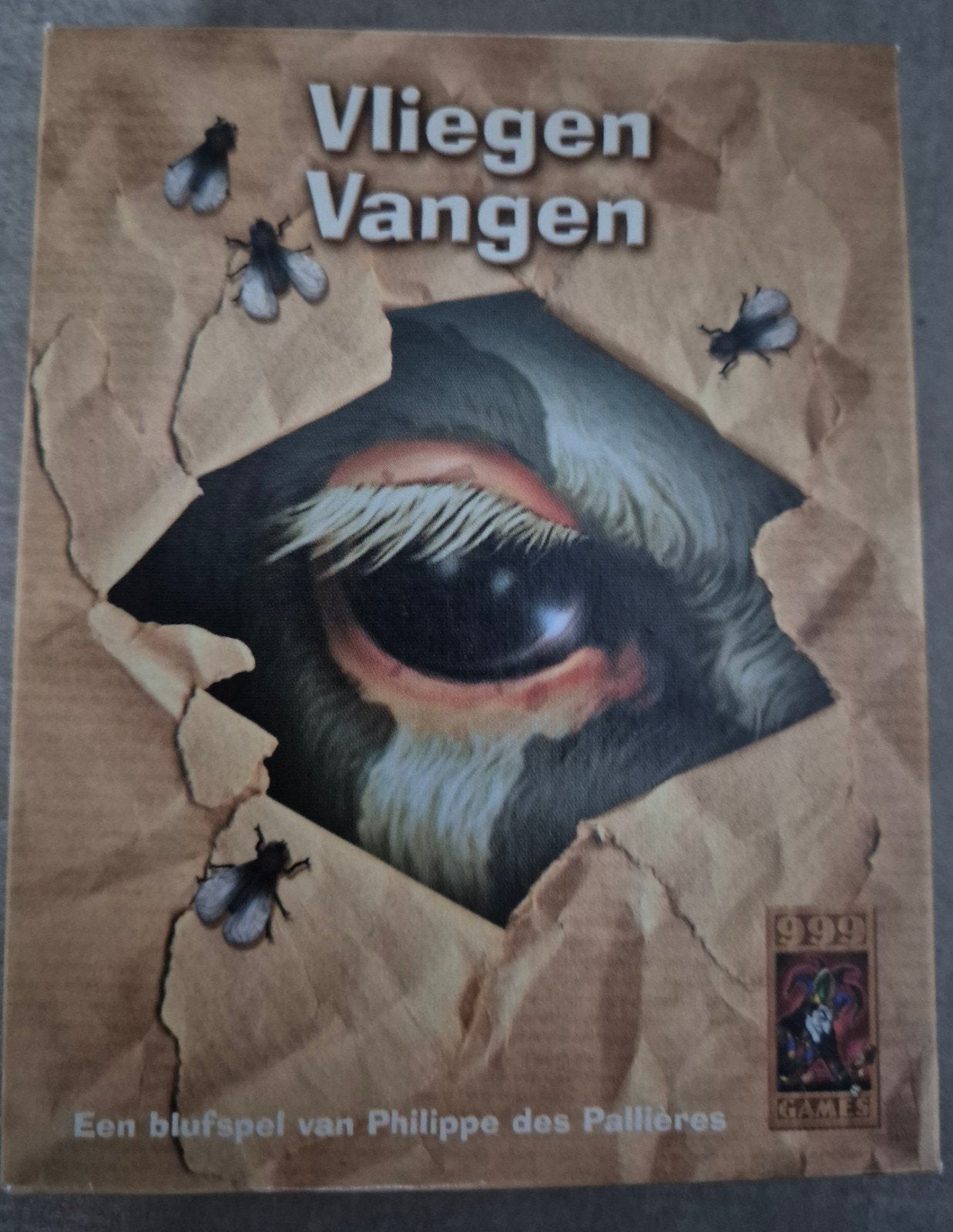 Vliegen Vangen - Leuk blufspel voor jong en oud, Hobby en Vrije tijd, Een of twee spelers, Ophalen of Verzenden, Zo goed als nieuw