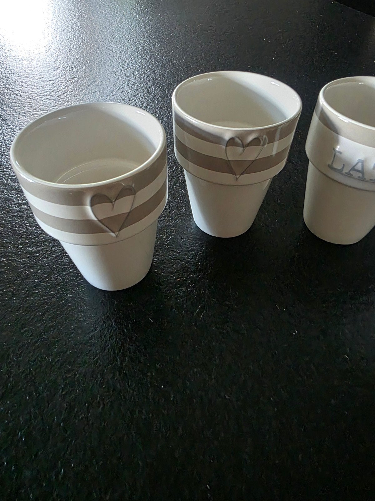 bekers van BC, Huis en Inrichting, Keuken | Servies, Ophalen of Verzenden, Zo goed als nieuw, Overige stijlen, Kop(pen) en/of Schotel(s)