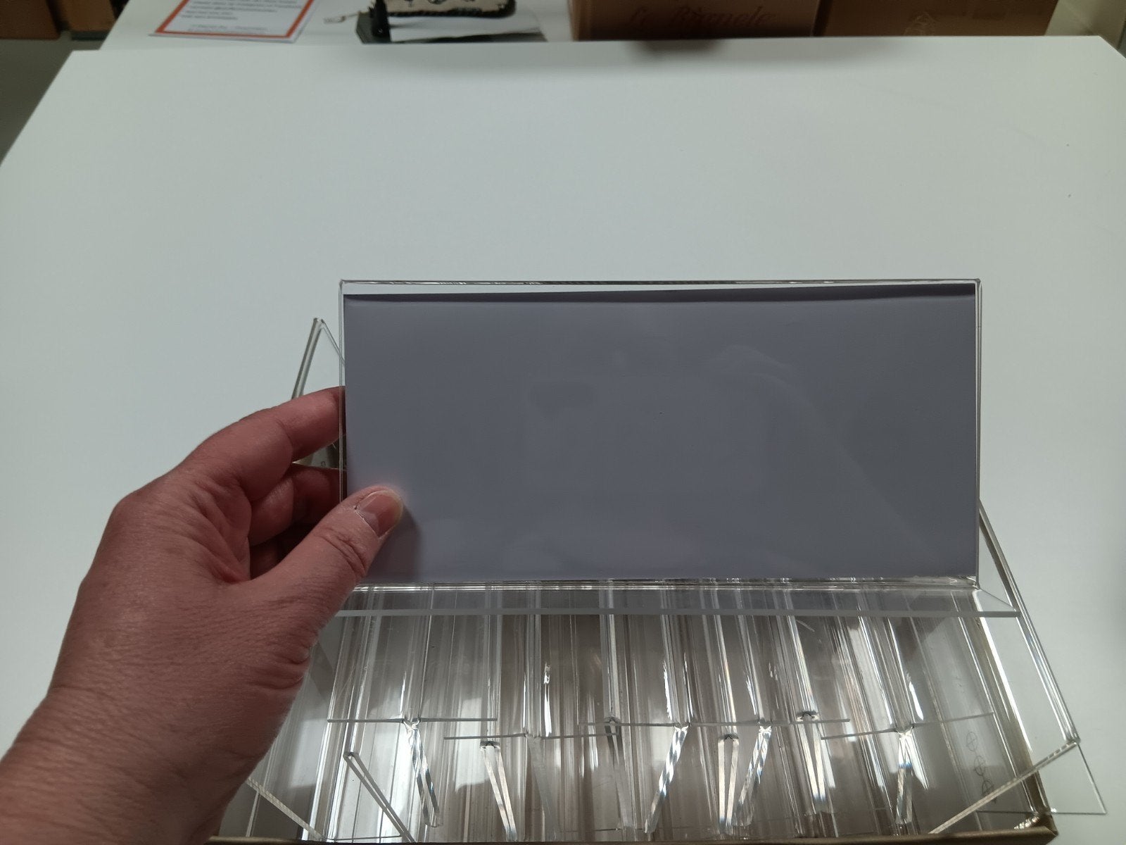 29x folderhouder 1/3 A4 T-type liggend, Diversen, Bureau-accessoires, Ophalen of Verzenden