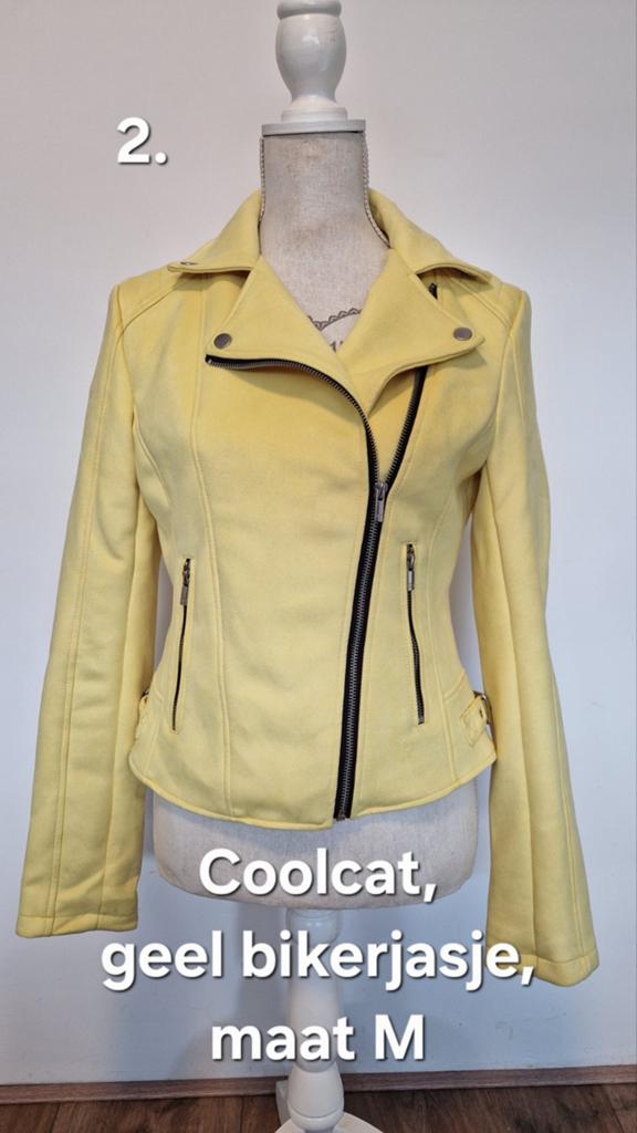 Coolcat bikerjasje, maat M, Maat 38/40 (M), Zwart, Ophalen of Verzenden, Zo goed als nieuw