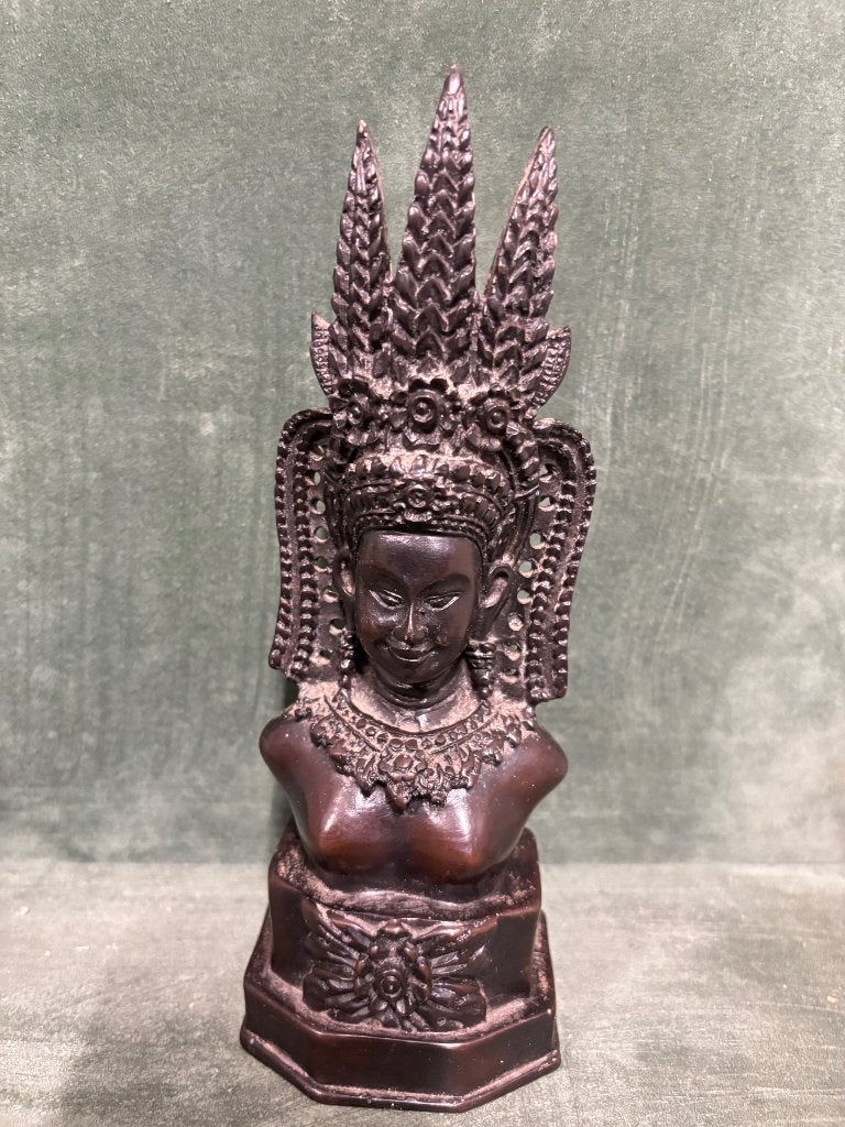 Aziatisch Buste Beeld - Apsara (Polyresin) Bali, Verzenden, Buste, Kunststof, 20 - 50 cm