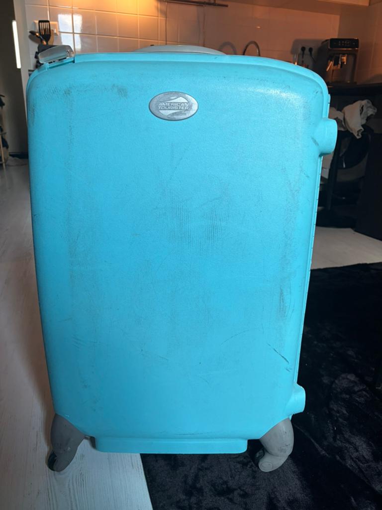 American Tourister koffer, Sieraden, Tassen en Uiterlijk, Ophalen, Hard kunststof, Zo goed als nieuw, 70 cm of meer
