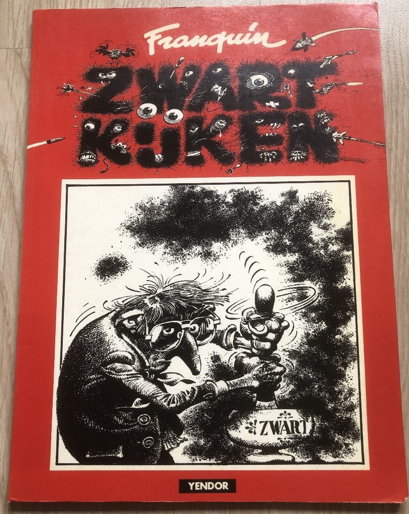FRANQUIN - ZWARTKIJKEN, Eén stripboek, Ophalen of Verzenden, Zo goed als nieuw, Franquin