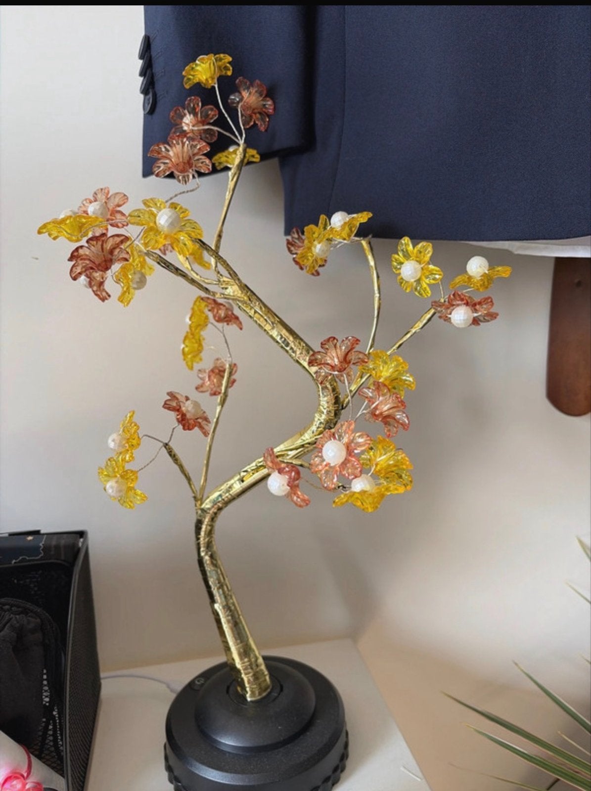 Decoratieve LED Boomlamp met Bloesems, Ophalen of Verzenden, Zo goed als nieuw