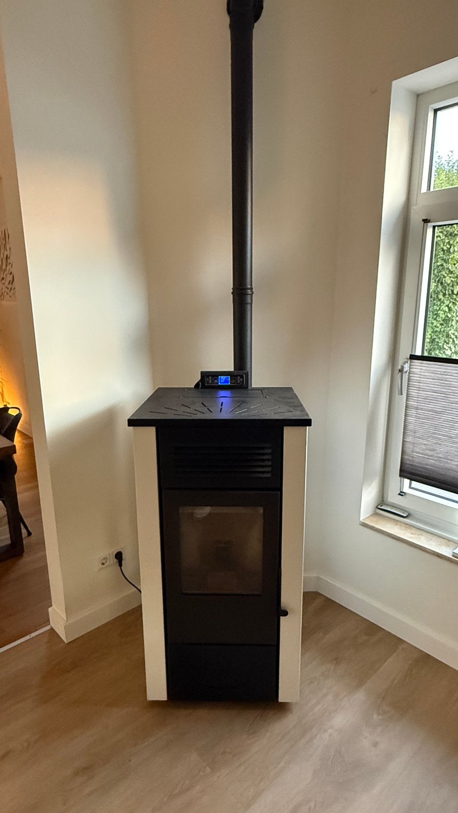 Mondena Bella 14 kw pelletkachel, Huis en Inrichting, Kachels, Ophalen, Gebruikt, Overige brandstoffen, Pelletkachel