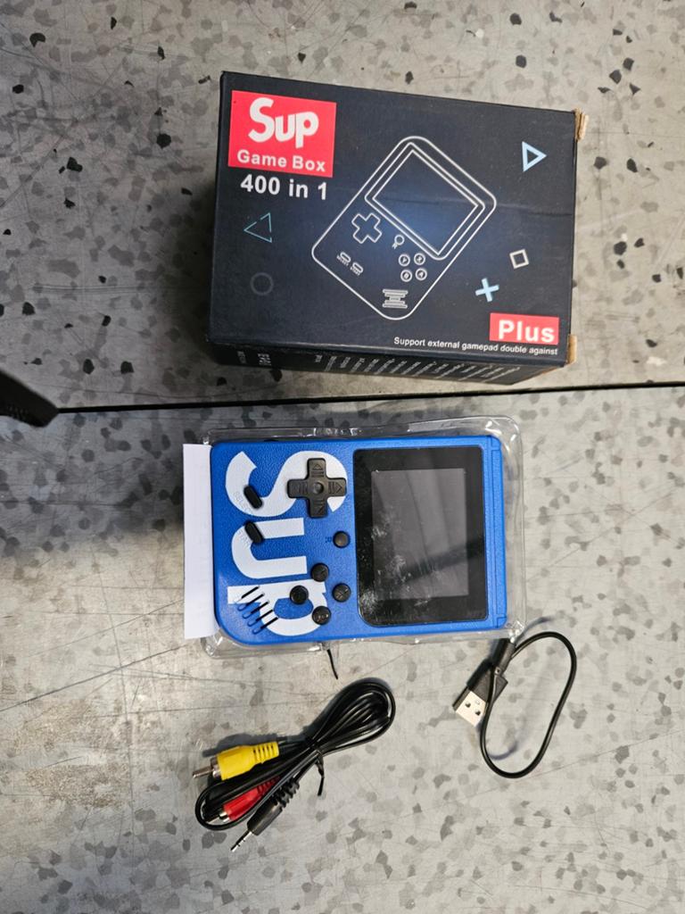 Nieuwe Retro Sup Game Box 400 in 1 - Blauw, Spelcomputers en Games, Ophalen, Nieuw