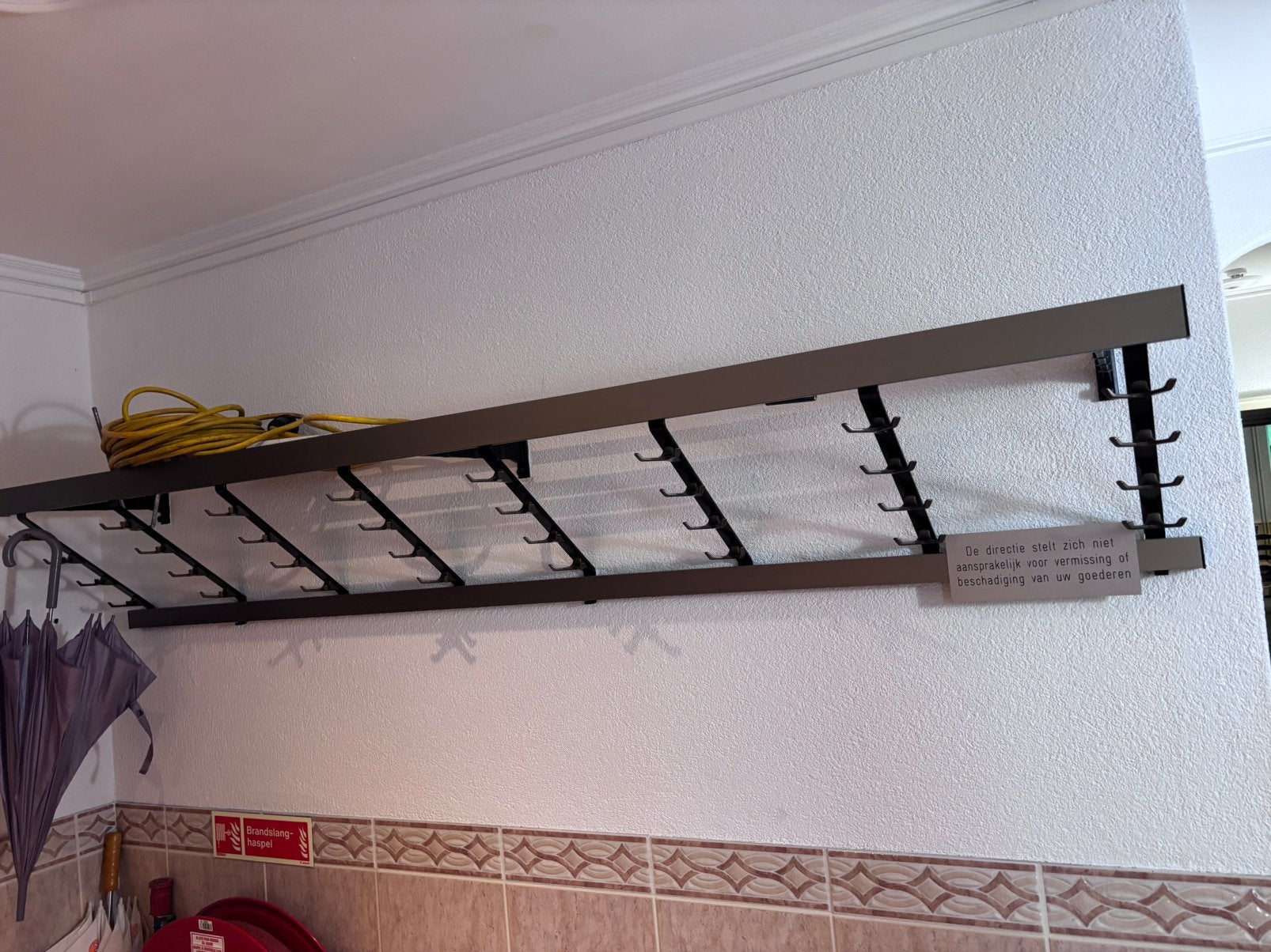 3 kapstokken, garderobe met hoedenplank, Zo goed als nieuw, Minder dan 100 cm, Metaal, Ophalen
