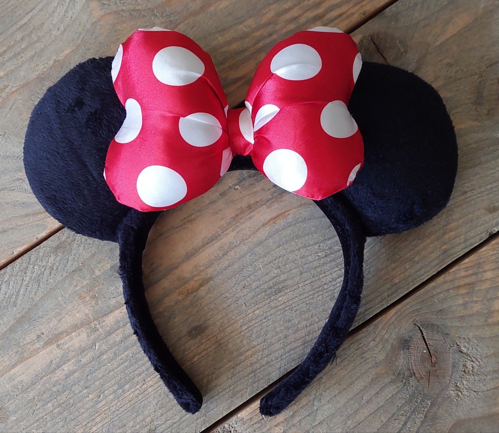 Minnie Mouse diadeem / haarband, Ophalen of Verzenden, Mickey Mouse, Gebruikt, Kleding of Textiel