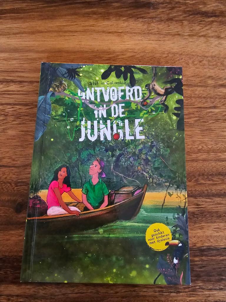 Ontvoerd in de jungle - Stef in Colombia - Anneke Houtman, Ophalen of Verzenden, Zo goed als nieuw, Stef in Colombia, Fictie algemeen