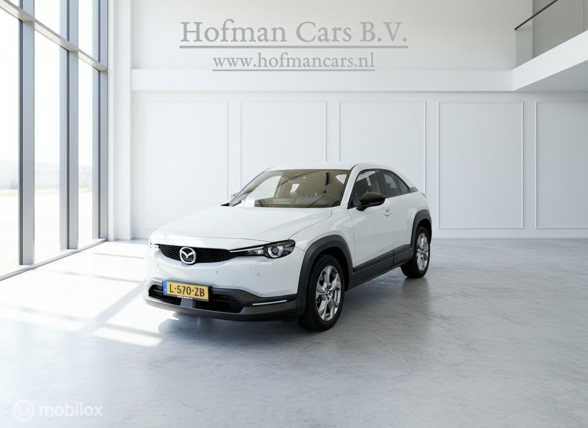 Mazda MX-30 e-SkyActiv 145 | 36 kWh | SOH 93% | 74.768 km |, Auto's, 145 pk, Stof, Gebruikt, Wit