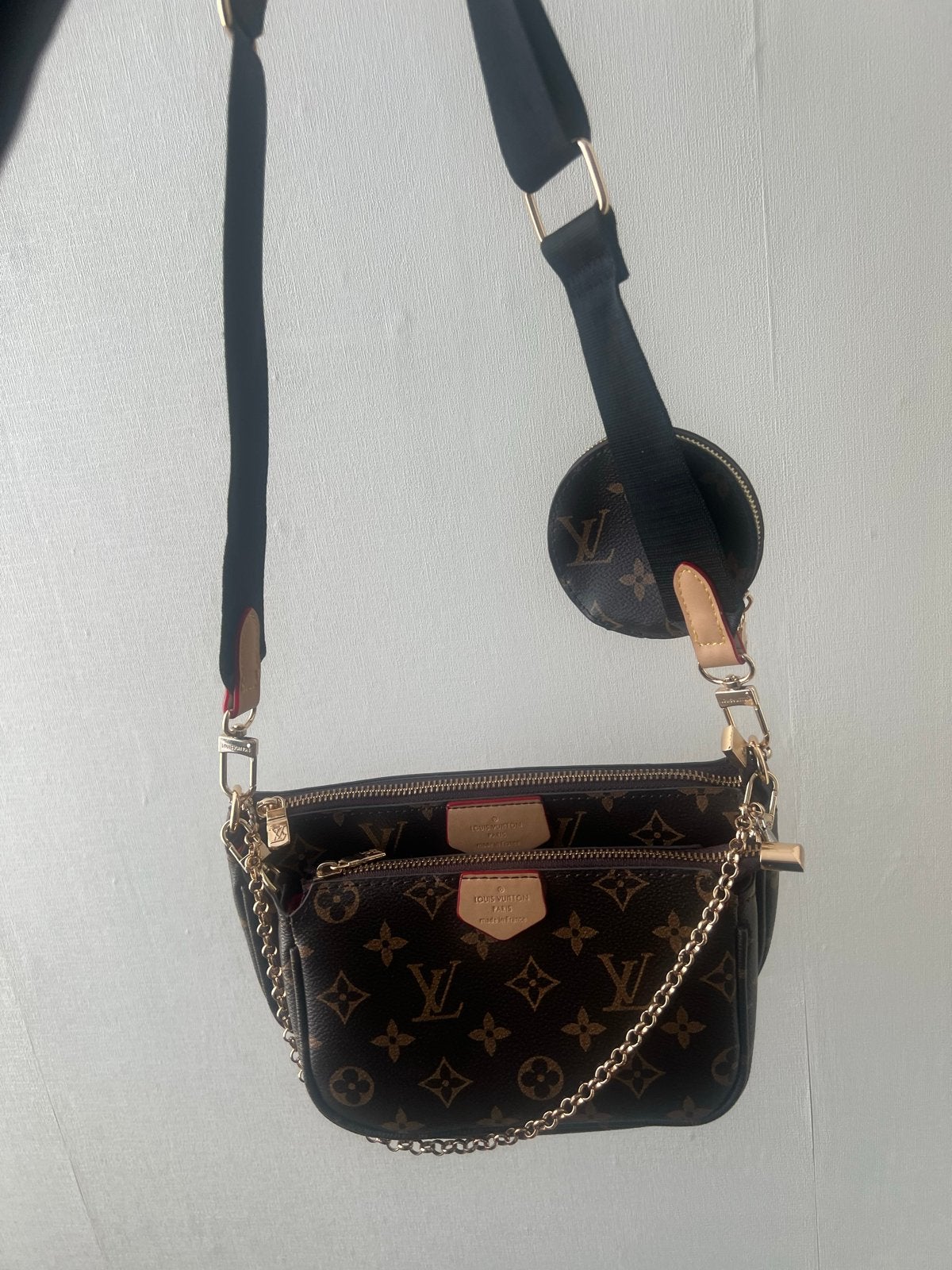 Louis Vuitton Multi Pochette Accessoires - Zo goed als nieuw, Verzenden, Zo goed als nieuw, Bruin, Schoudertasje