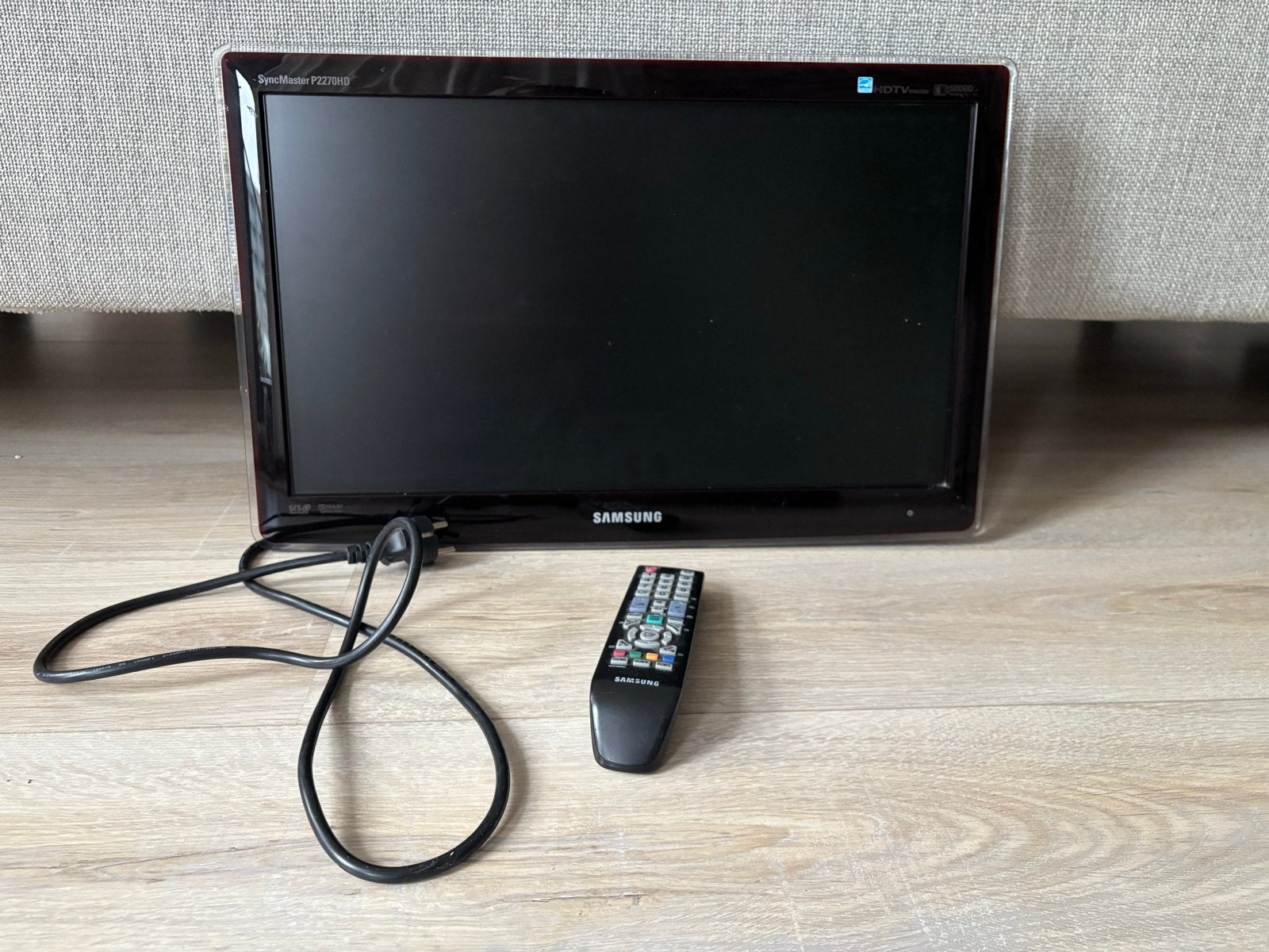 Samsung P2270HD 22 inch Full HD Monitor met TV-tuner, Audio, Tv en Foto, Ophalen, Gebruikt, 50 Hz, Samsung