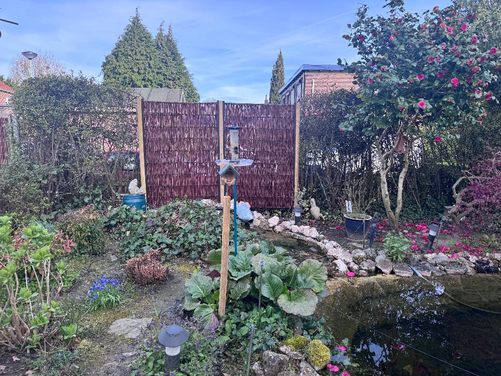Gevlochten wilgenschermen 180 X 120 met 3 palen, Tuin en Terras, Ophalen, 1 tot 2 meter, Minder dan 3 meter, Nieuw