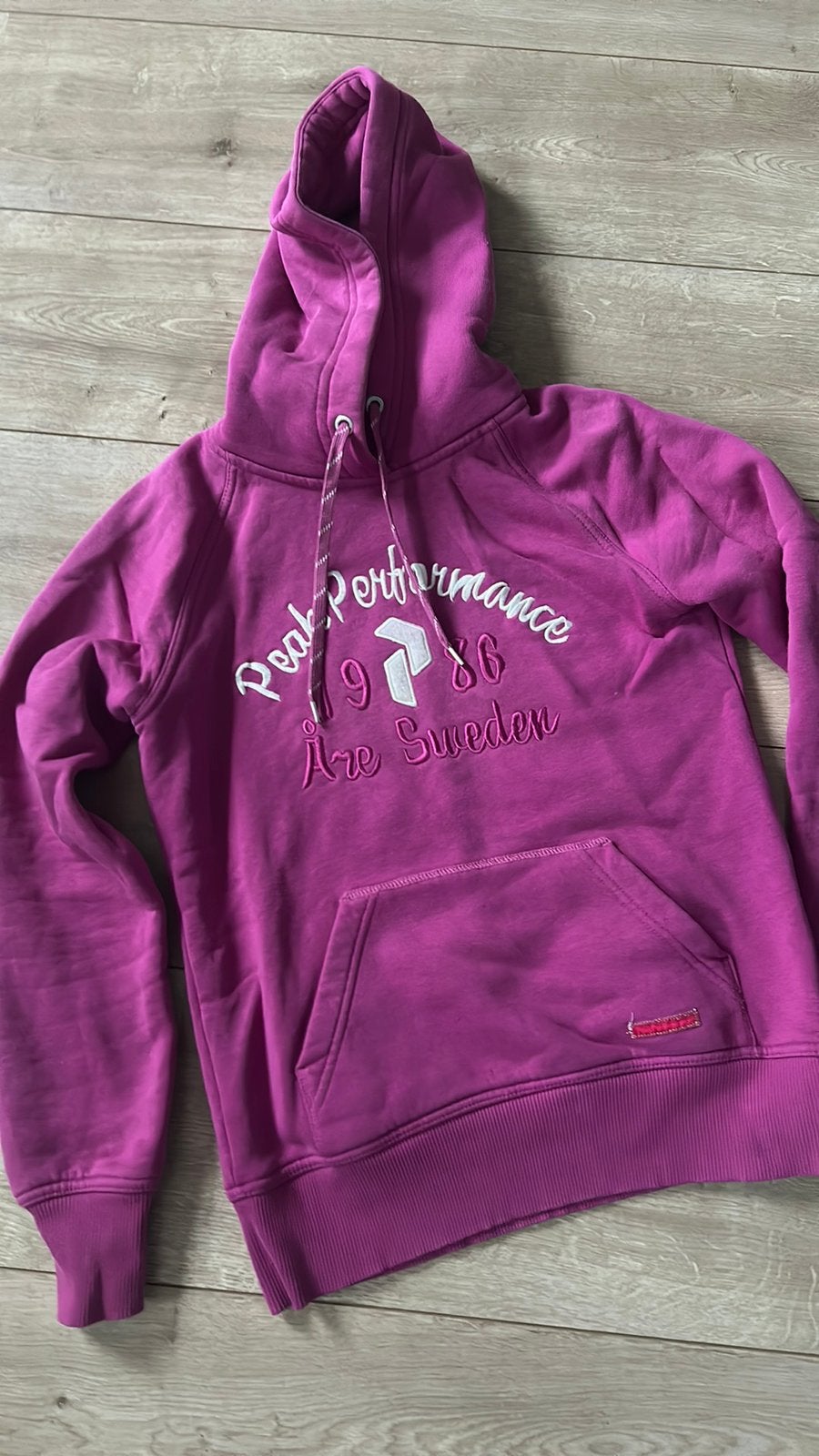 Peak Performance maat s dames roze trui hoodie, Ophalen of Verzenden, Zo goed als nieuw, Maat 38/40 (M), Roze