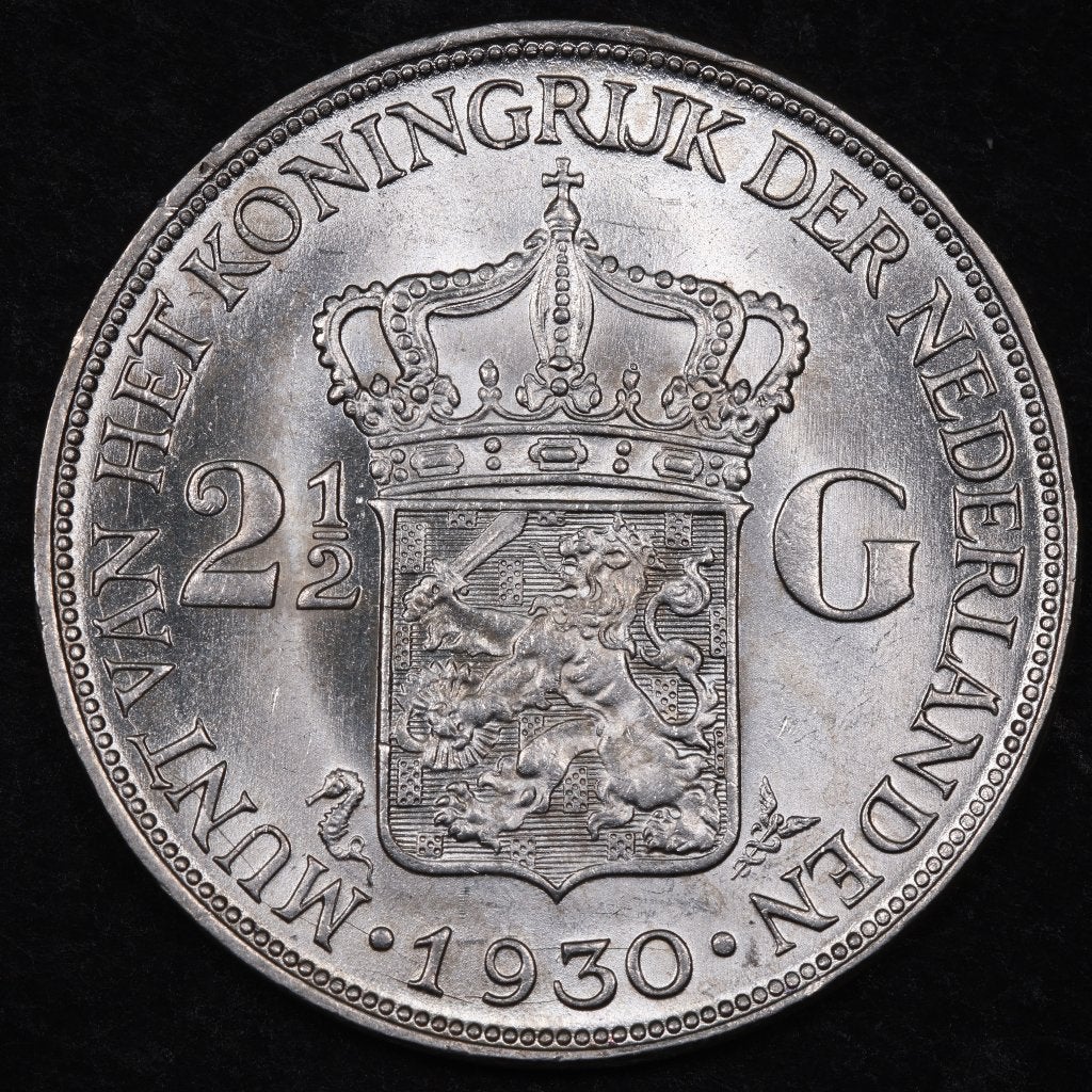 Rijksdaalder 1930. Unc. (P), Postzegels en Munten, Munten | Nederland, Zilver, Ophalen of Verzenden, Koningin Wilhelmina, Losse munt