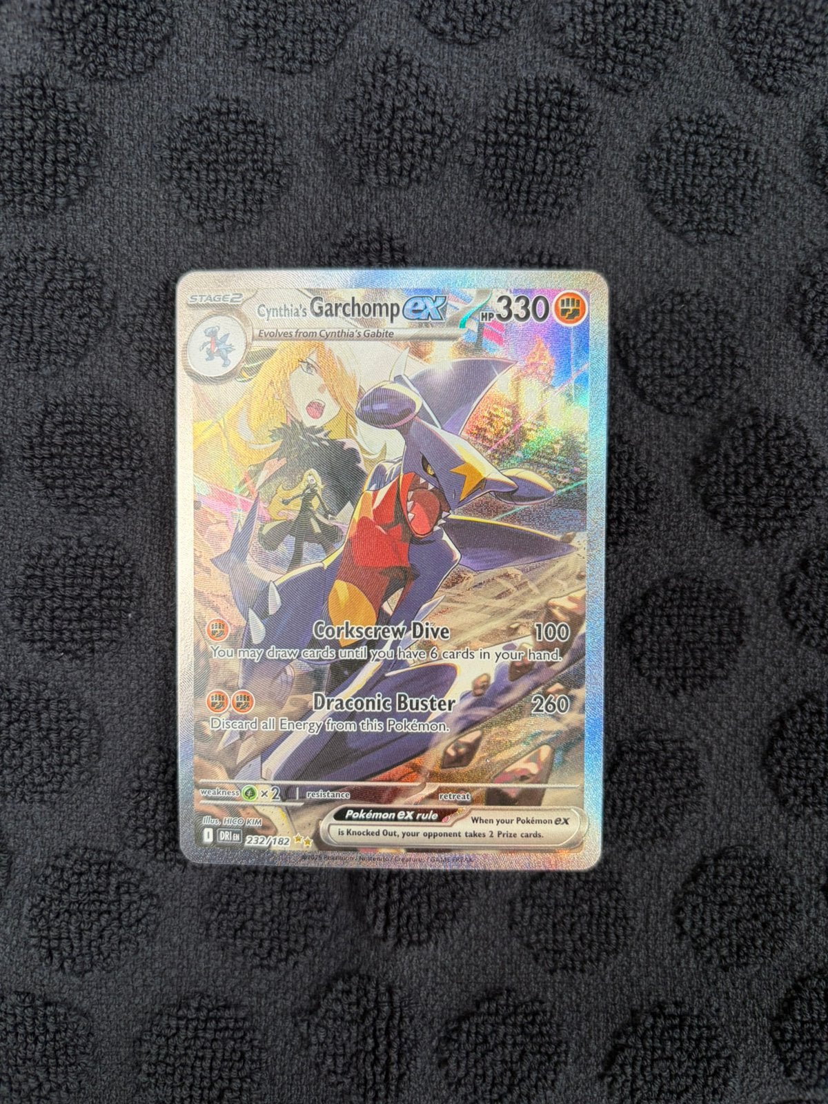 Cynthia’s Garchomp Ex, Ophalen of Verzenden, Zo goed als nieuw