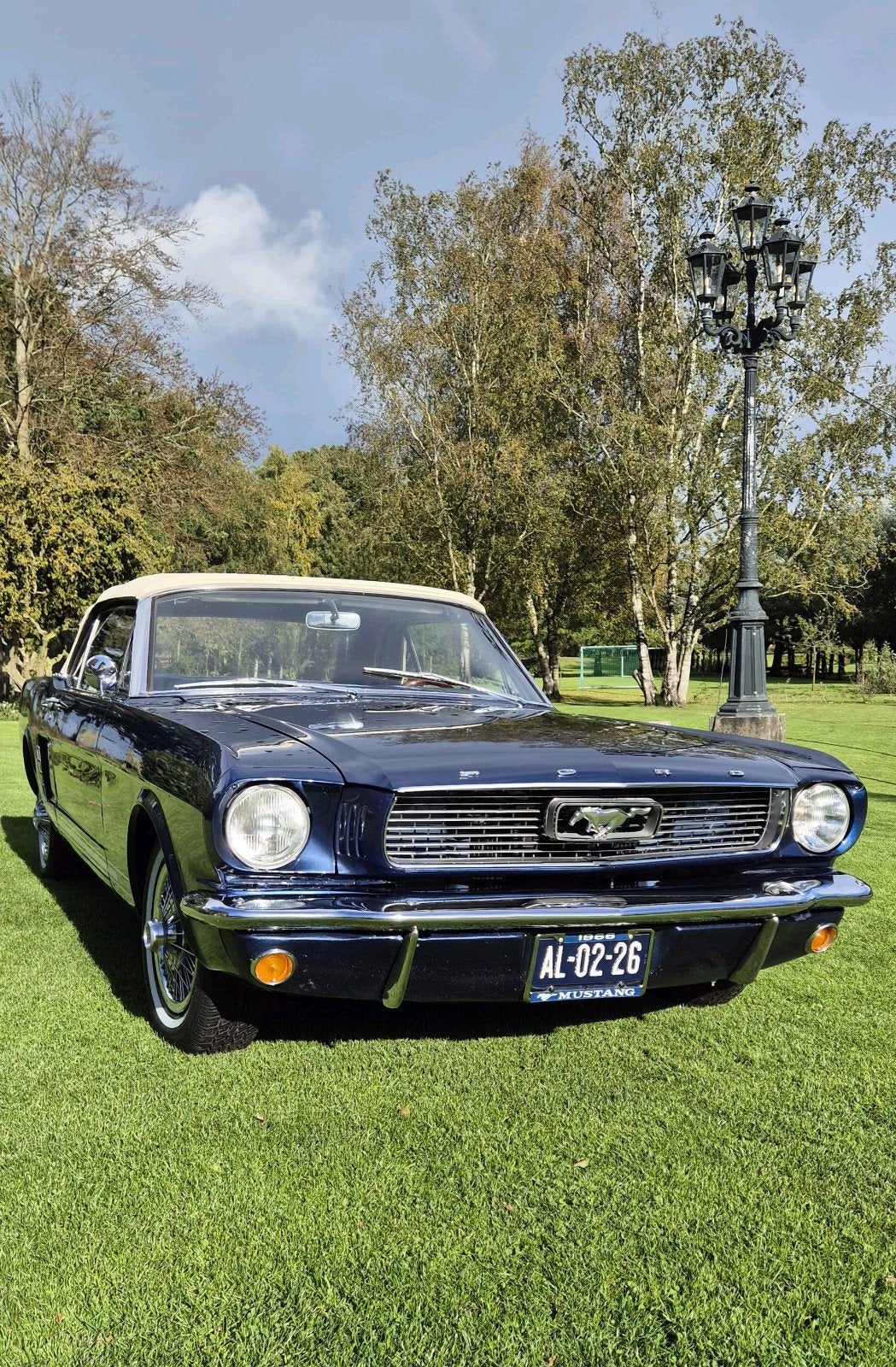 Ford Mustang cabrio 1966 oldtimer huren met/zonder chauffeur, Ophalen