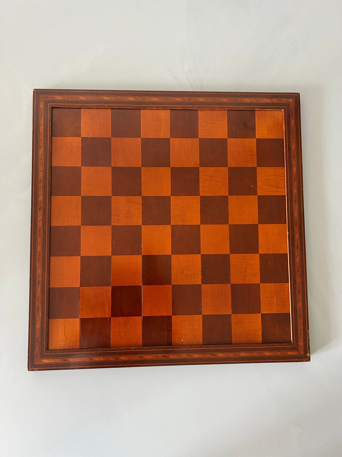 Vintage houten schaakbord, Huis en Inrichting, Ophalen, Gebruikt