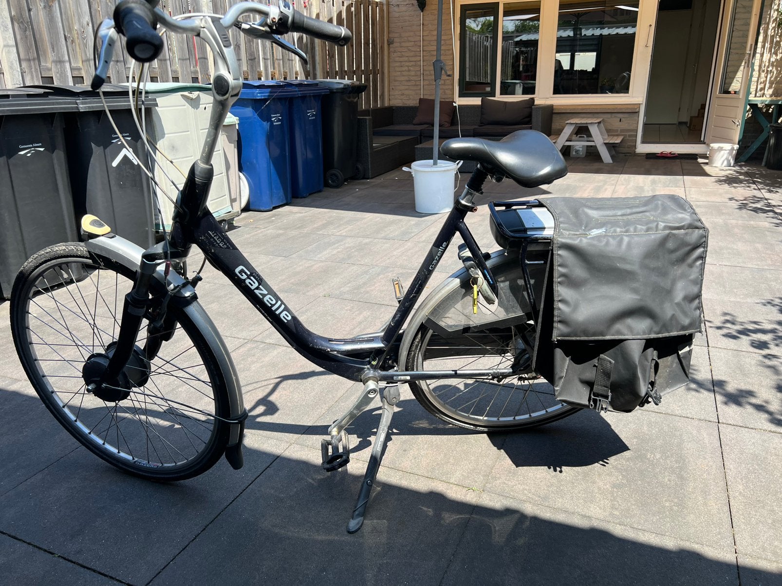 Elektische Orange Gazelle Te koop, 51 tot 55 cm, Ophalen, Gebruikt, Gazelle