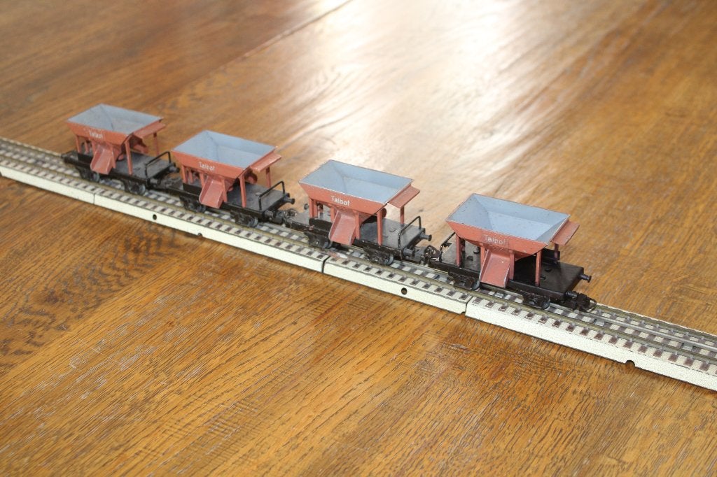 Märklin 367 Antieke ballastwagons Talbot 4 x, Wisselstroom, Gebruikt, Wagon, Ophalen of Verzenden