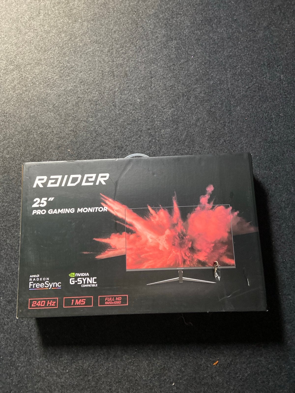 Raider 25" Pro Gaming Monitor - 240Hz, 1ms, Full HD, Computers en Software, Gaming, IPS, Nieuw, Full HD