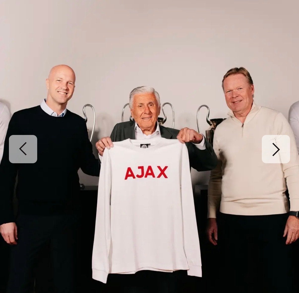 Ajax Sjaak Swart shirt - Nieuw in doos, Ophalen of Verzenden, Nieuw, Overige maten, Wit