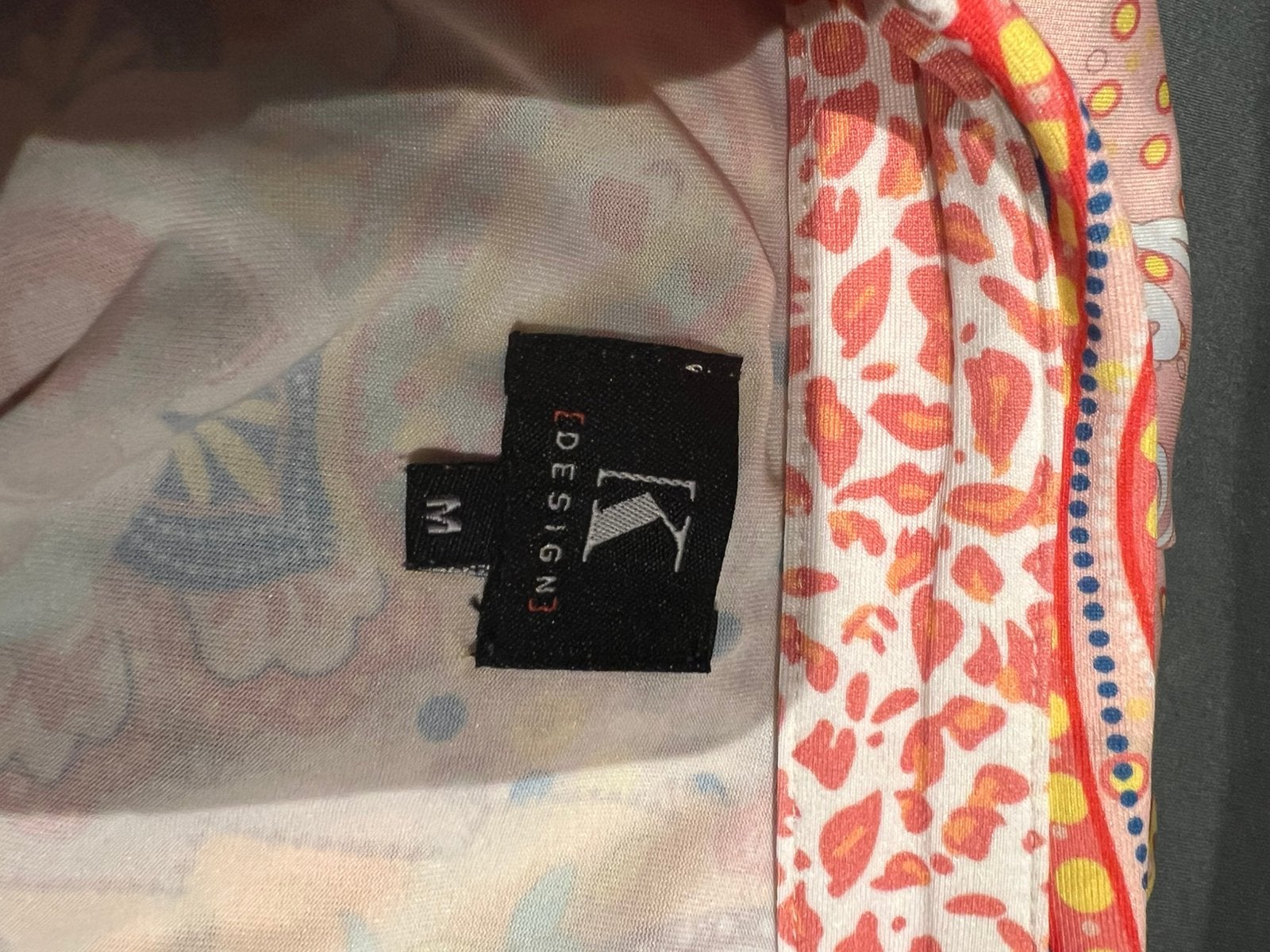 K-DESIGN jurk met ceintuur & stropje maat m zgan, Maat 38/40 (M), F, Meerkleurig, B