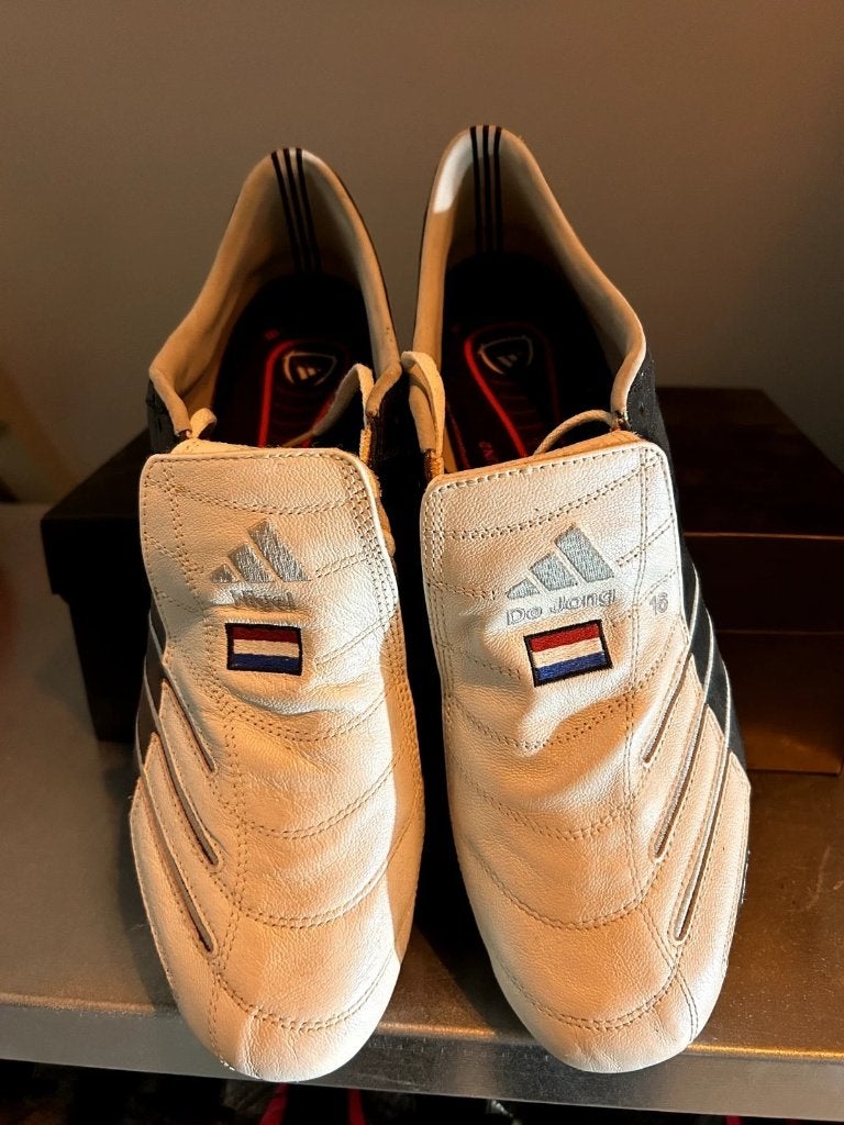match worn issued signed adidas f50 sg f50+ spider nigel de, Gebruikt, Maat XS of kleiner, Schoenen, Ophalen of Verzenden