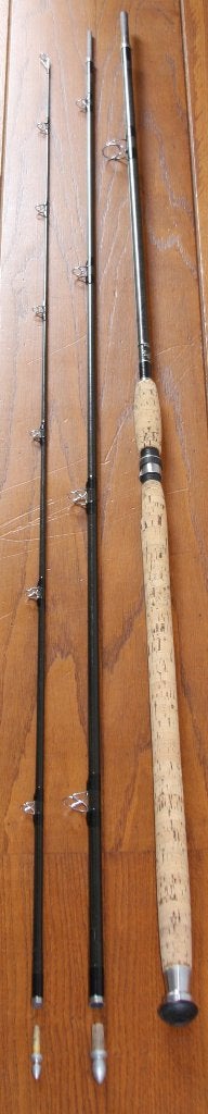 CJW Graphite Karper Medium SR Penhengel 3-delig 3.65m 1989, Watersport en Boten, Hengelsport | Karpervissen, Ophalen of Verzenden