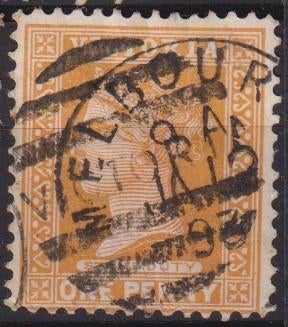 Australië Victoria 1890 Kon. Victoria Sg 298a, Verzenden, Gestempeld, Koningshuis