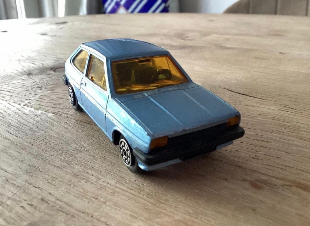 Norev Jet-Car Ford Fiesta Mk1 schaal 1:43 nr. 873, Ophalen of Verzenden, Zo goed als nieuw, Auto, Norev