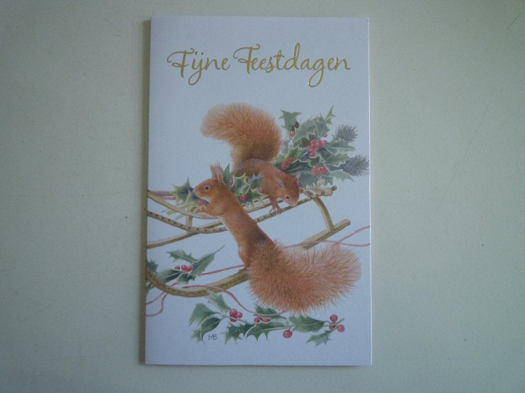Marjolein Bastin kaart eekhoorn, Ophalen of Verzenden, 1980 tot heden, Hond of Kat