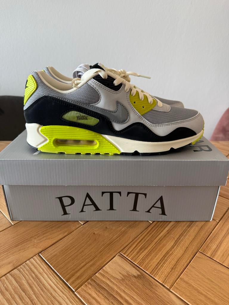 Nike Air Max 90 X Patta Waves Cyber - Maat 43, Overige kleuren, Nieuw, Ophalen of Verzenden, Sneakers of Gympen