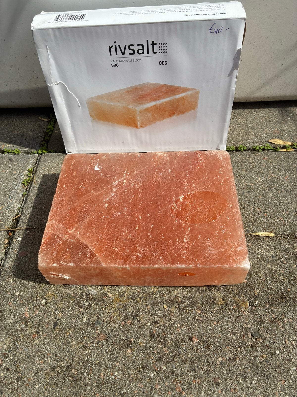 Rivsalt Himalaya Zoutblok BBQ - Nieuw in doos, Ophalen of Verzenden, Nieuw