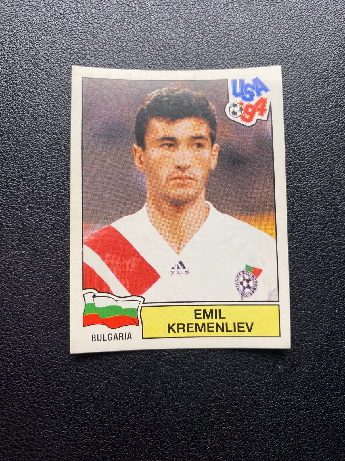 Emil Kremenliev - Bulgarije - Panini WK 1994, Ophalen of Verzenden, Zo goed als nieuw, Buitenlandse clubs, Poster, Plaatje of Sticker