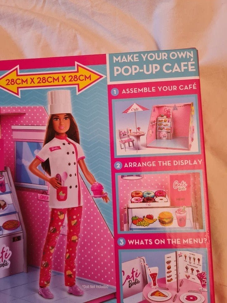 Barbie Maker Kitz Creative Pop-Up Café Speelset, Ophalen of Verzenden, Nieuw, Barbie