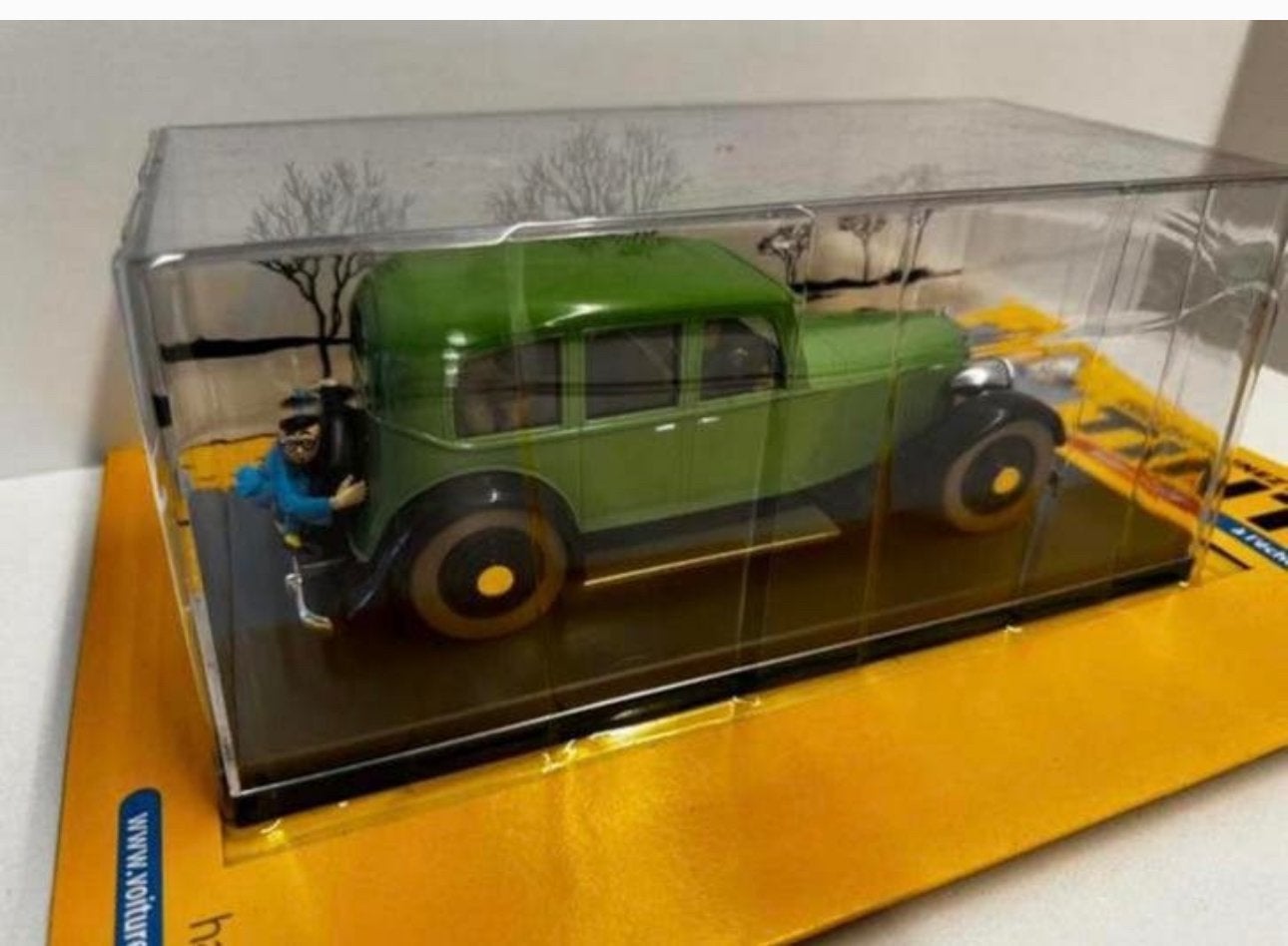 Kuifje auto 1:24 limousine van mitsurato blauwe lotus no22, Verzamelen, Stripfiguren, Ophalen of Verzenden, Kuifje, Nieuw, Beeldje of Figuurtje