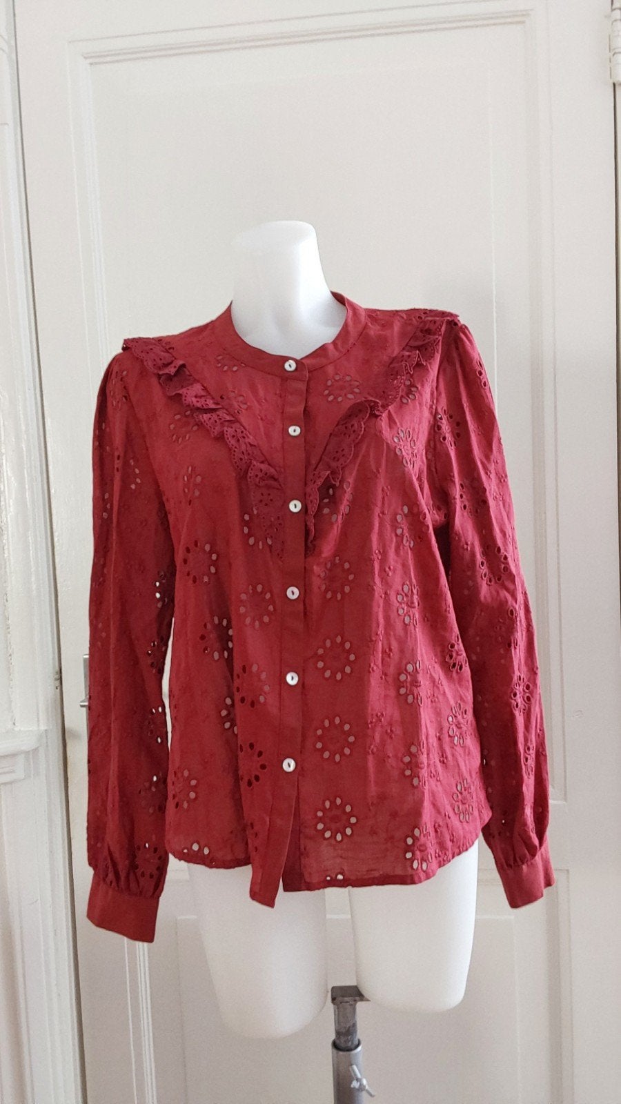 Leuke Elvira blouse maat 44, ., Maat 42/44 (L), Ophalen of Verzenden, Zo goed als nieuw