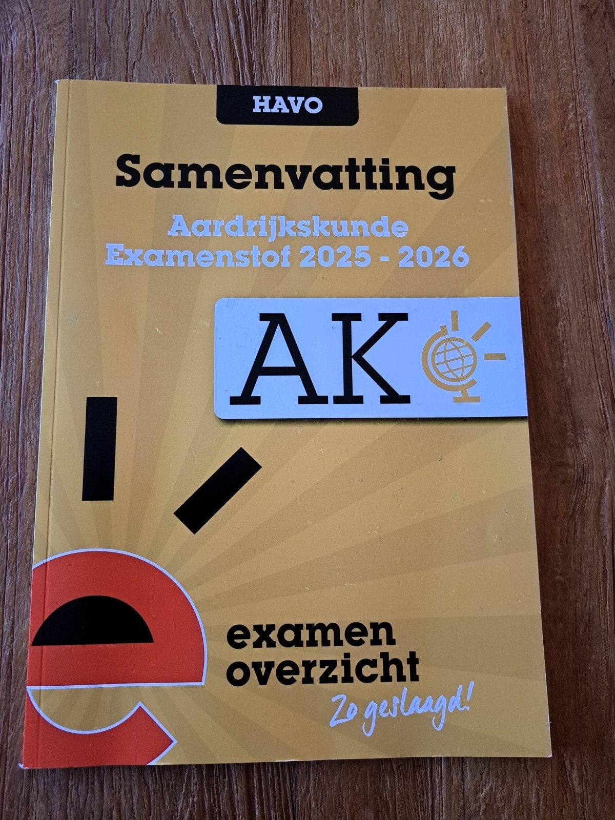 Samenvatting Aardrijkskunde, Bio en Scheik HAVO 2025-2026, Onbekend, Zo goed als nieuw, Gamma, HBO