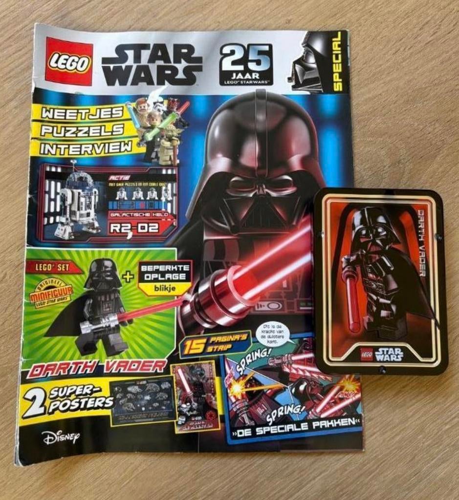 LEGO STAR WARS Magazine 25 jaar special Darth Vader, Ophalen of Verzenden, Gebruikt, Lego